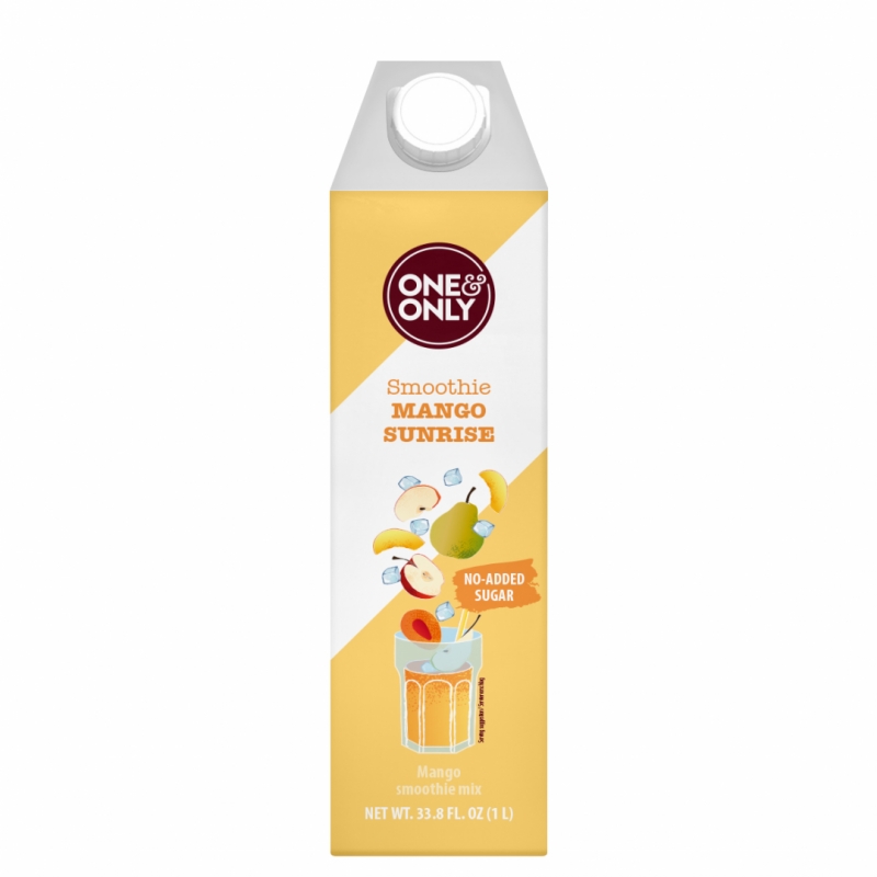 One&Only Mango sunrise No-Added Sugar, 1 L.